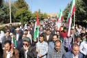 حضور رئیس و کارکنان واحد استانی در راهپیمایی در محکومیت جنایات رژیم صهیونیستی