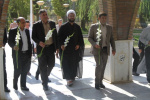 مراسم غبارروبی وعطرافشانی مزارشهدا با حضور کارکنان دانشگاه جامع علمی کاربردی واحد استان ایلام