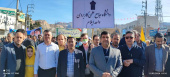 حضور رئیس و کارکنان واحد استانی در راهپیمایی یوم الله ۲۲ بهمن