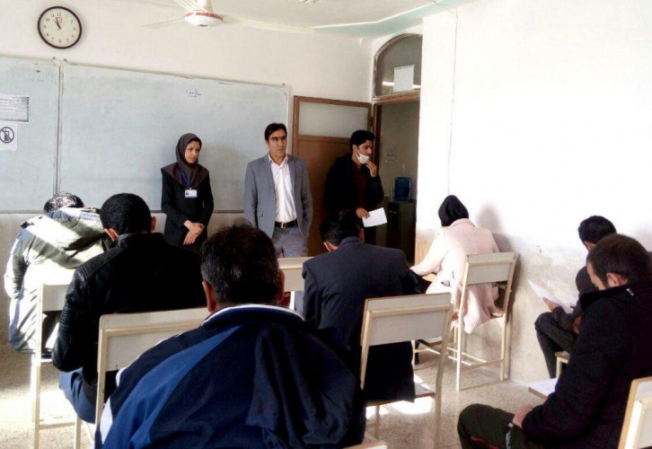 بازدید رئیس دانشگاه علمی کاربردی واحد استان ایلام از حوزه های امتحانی مراکز آموزشی تحت نظارت