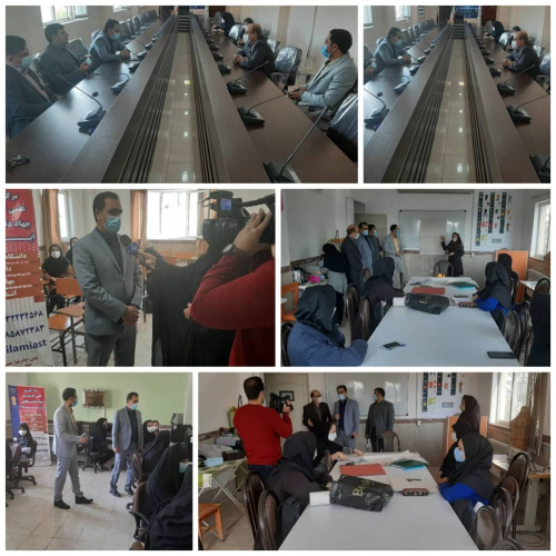 بازدید رئیس دانشگاه علمی کاربردی استان ایلام از نحوی برگزاری کلاس حضوری مرکز علمی کاربردی جهاددانشگاهی