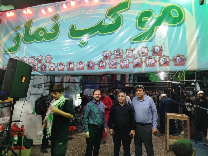 بازدید معاون آموزشی دانشگاه جامع علمی کاربردی کشور از موکب دانشگاه در شهر ایلام